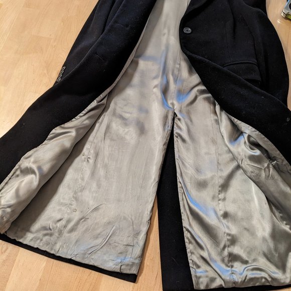 J. Crew wool coat - size 4 - black overcoat - Picture 7 of 7